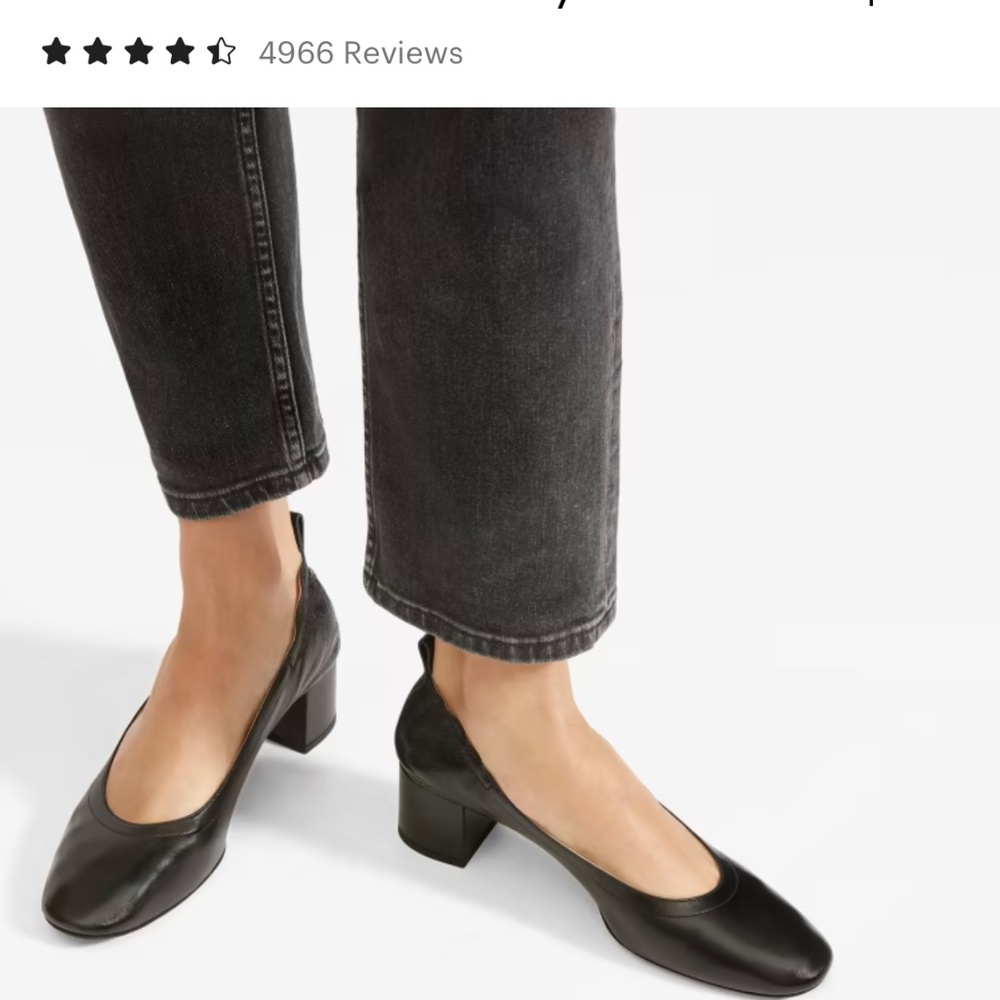 Everlane - Italian Leather Day Heel